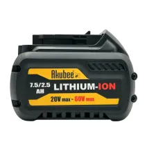 20V /60V 7,5Ah/2,5Ah Akku kompatibel mit DeWalt Flexvolt | Akubee.de